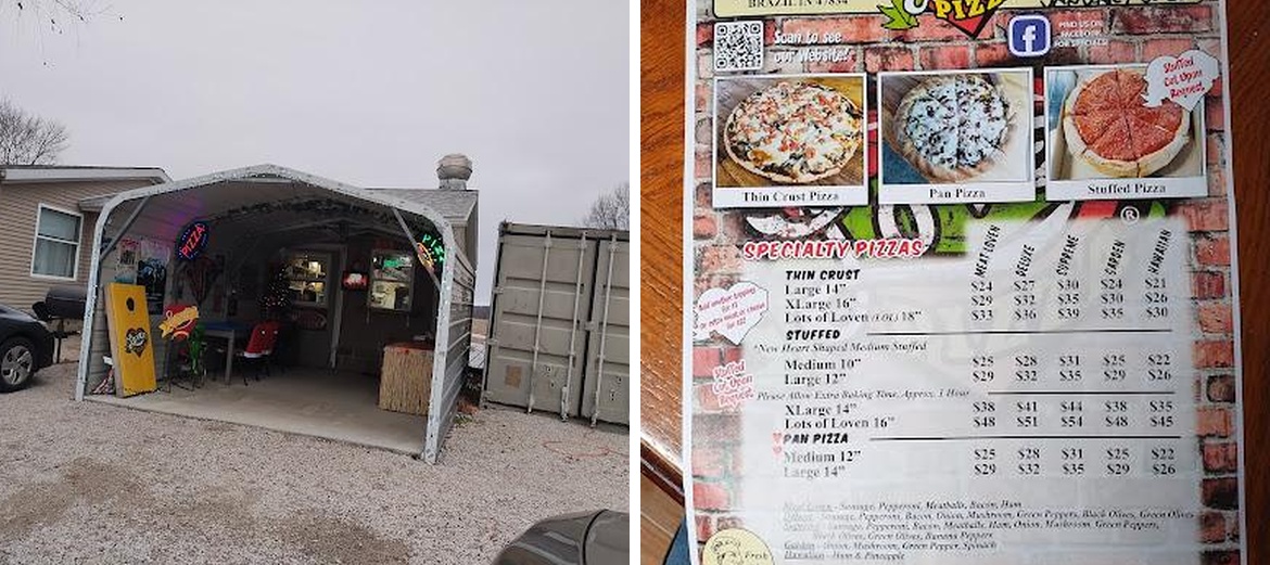 L'oven Pizza Menu