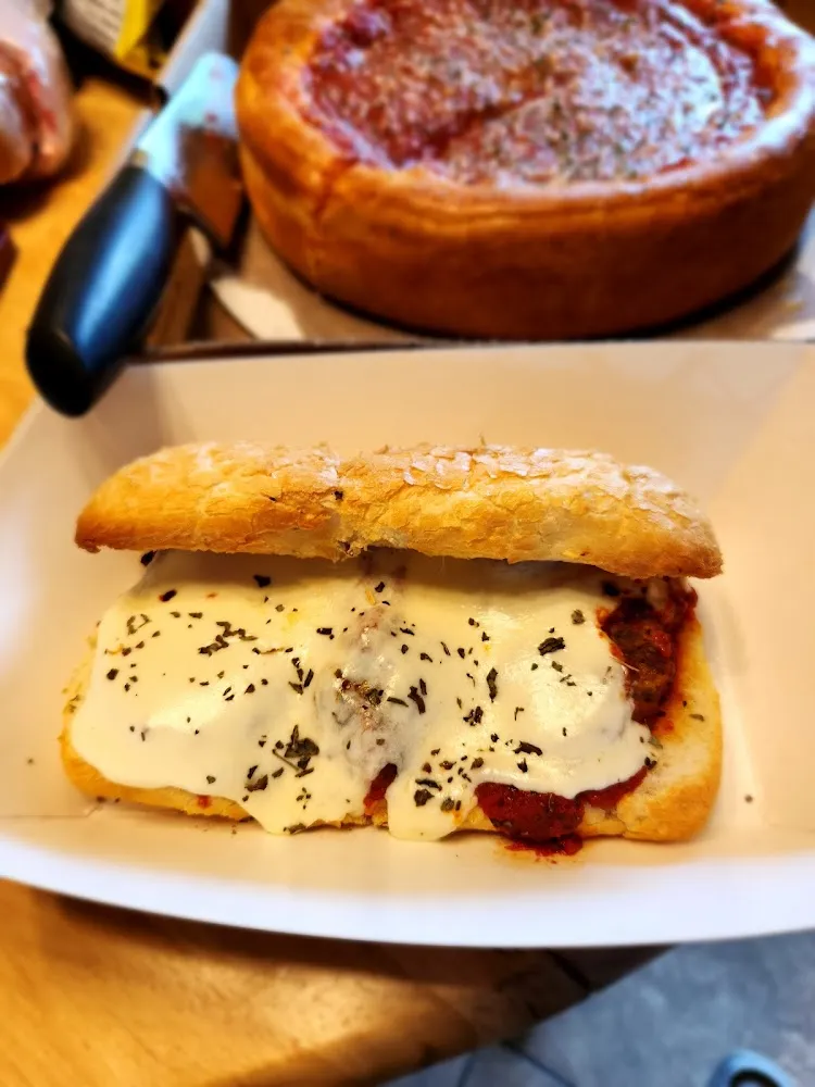 Meatball Sub with Fries