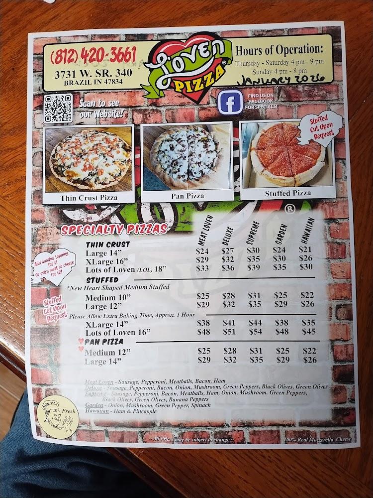 L'oven Pizza Menu image 2